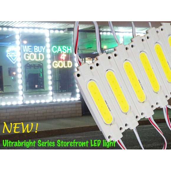 Storefront Window LED Green light 20ft with UL Listed 12v 3A Power supply Storefront Window LED Green light 20ft with UL Listed 12v 3A Power supply